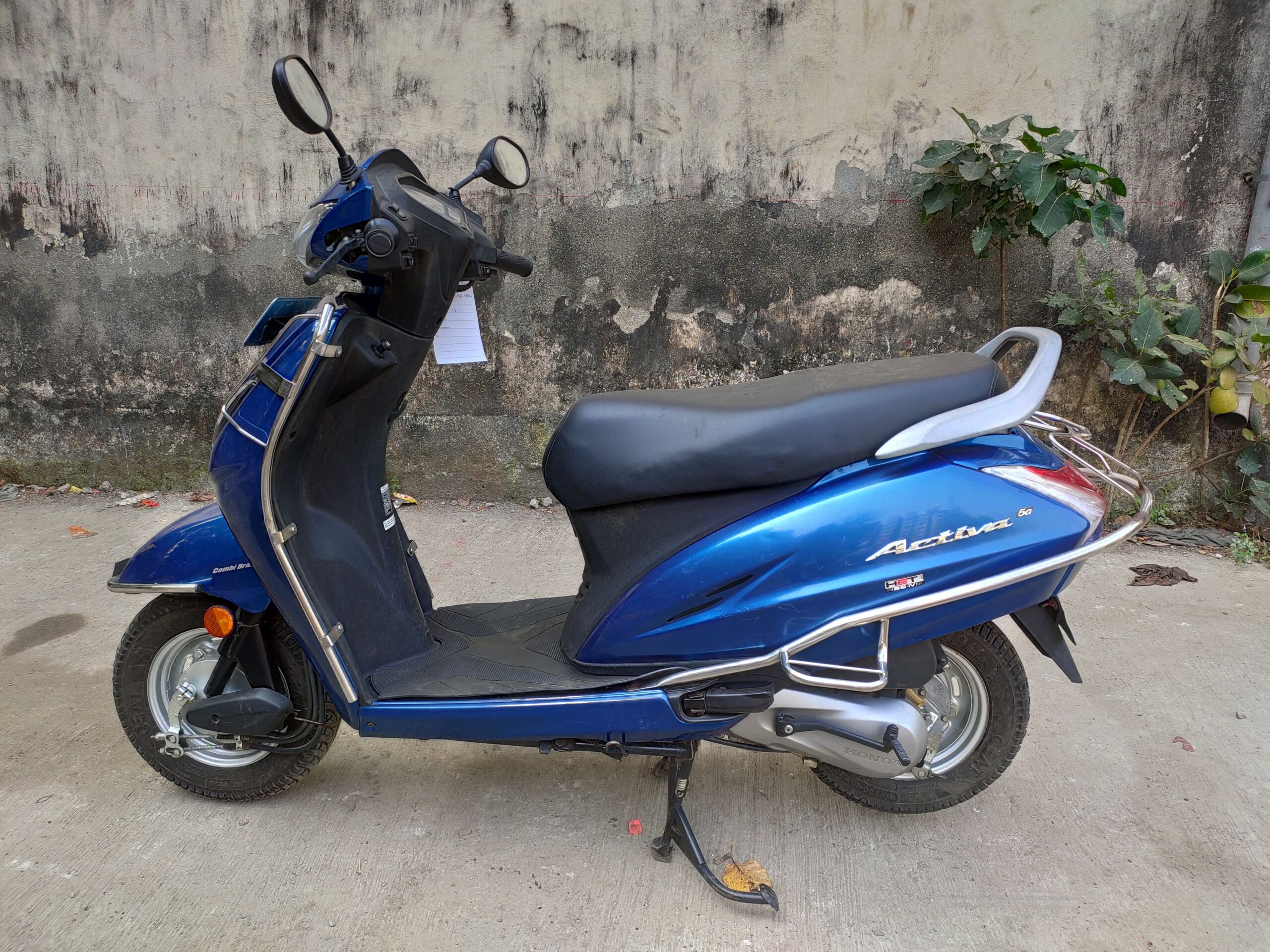 Honda Activa 5g Blue 2 - Rishi Bike Bazar