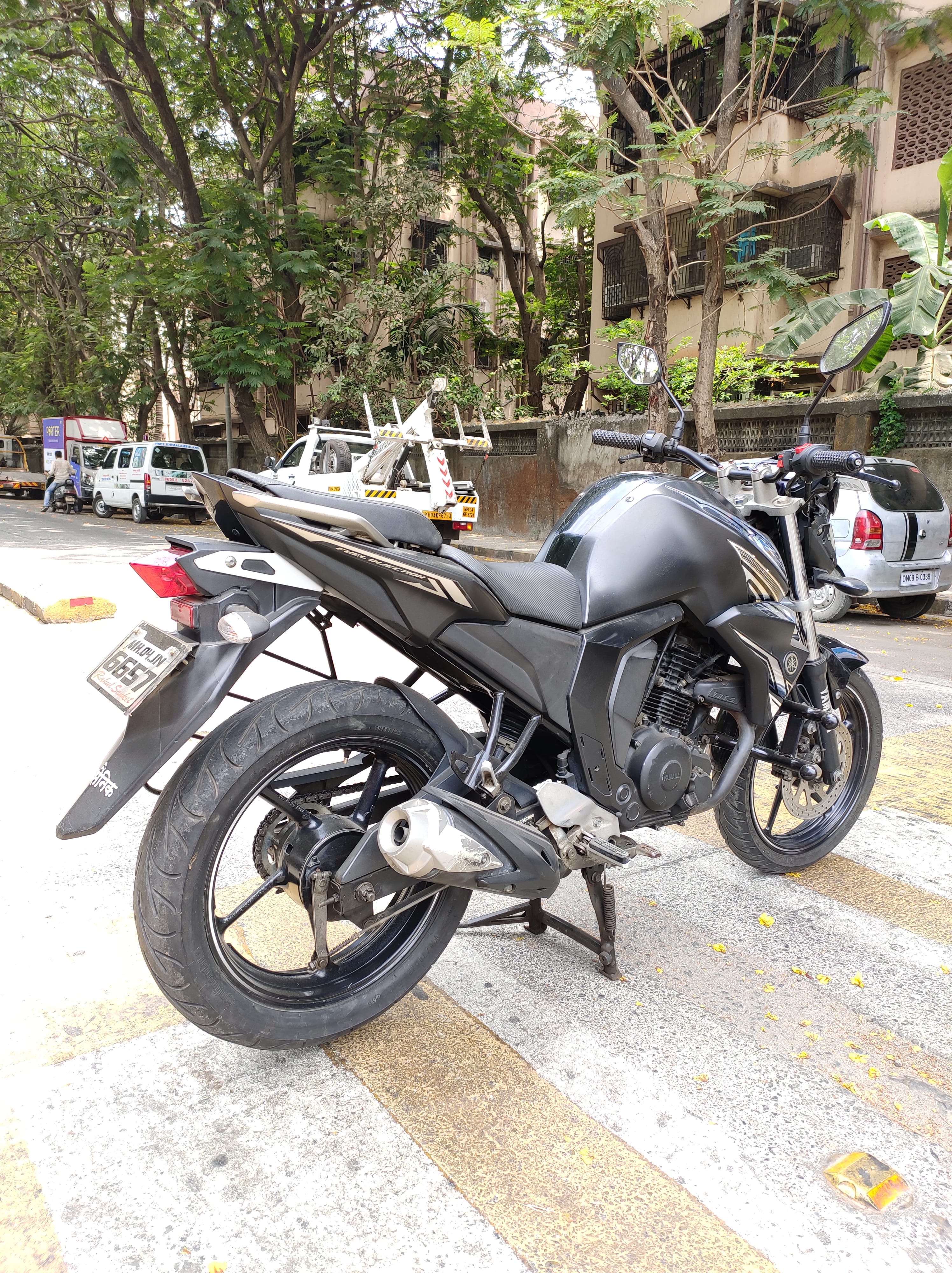 Yamaha fz deals v2 rear mudguard