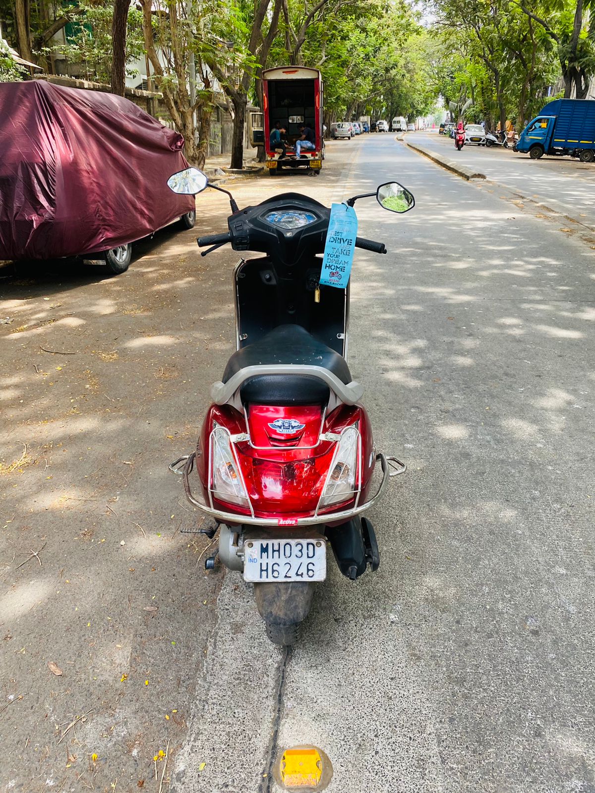 Honda Activa 5g Blue 2 - Rishi Bike Bazar